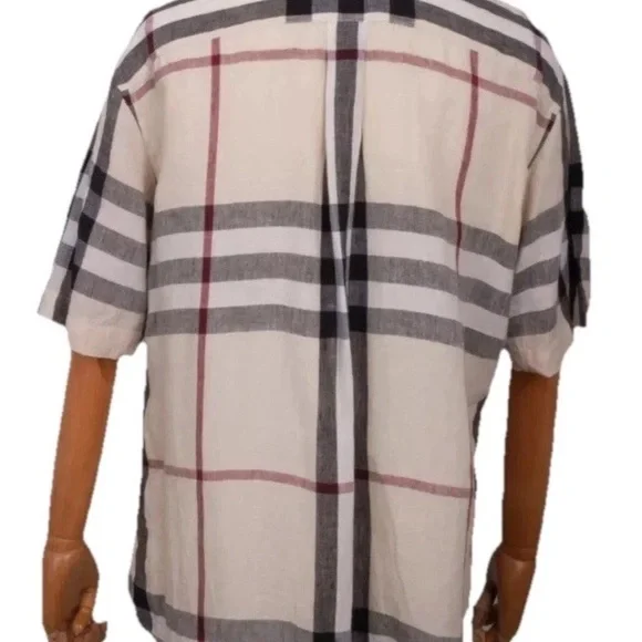 Burberry Nova Check Linen Shirt - Picture 4 of 9